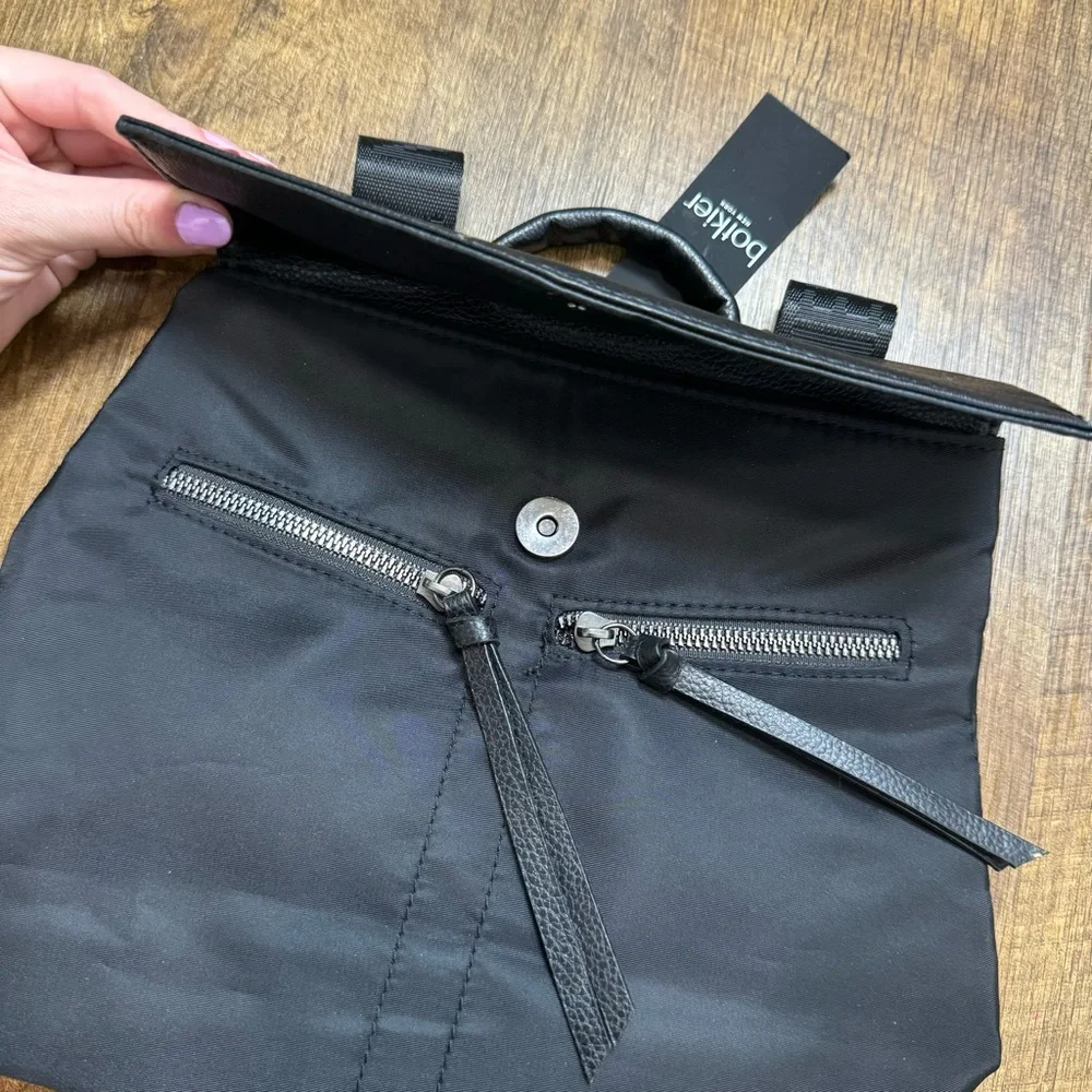 NWT Botkier New York Mini Trigger Backpack Black